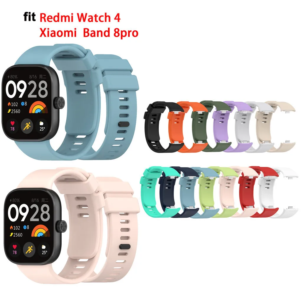 Silicone Strap For Redmi Watch 4 5 Watch4 Watch5/Xiaomi Band 8 9 Pro miband 8pro Soft Wrist Band Smart Accessories
Silicone Strap For Redmi Watch 4 5 Watch4 Watch5/Xiaomi Band 8 9 Pro miband 8pro Soft Wrist Band Smart Accessories