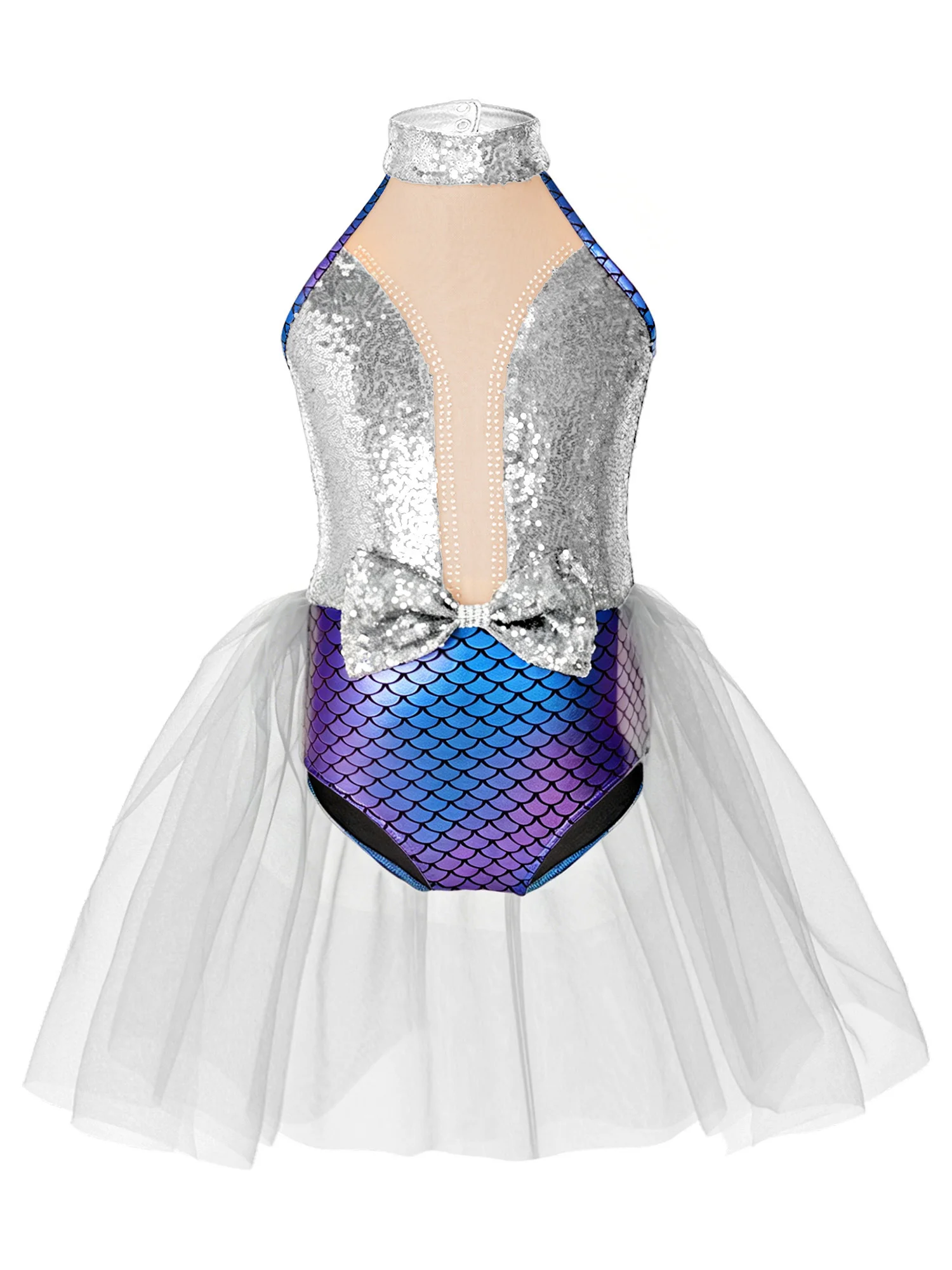 Girls Sparkly Bowknot Ballet Dance Tulle Tutu Bodysuit Stretchy for Figure Skating Stage Competition Performance Recital
Girls Sparkly Bowknot Ballet Dance Tulle Tutu Bodysuit Stretchy for Figure Skating Stage Competition Performance Recital