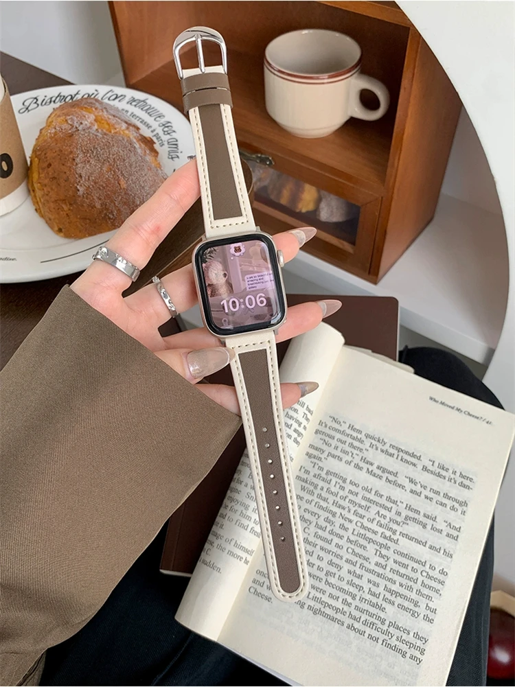 Ремешок Женский кожаный для Apple Watch, элегантный мягкий браслет для iwatch Series 8 7 6 5 4 3 2 SE, 40 мм 41 мм 44 мм 45 мм 49 мм
Ремешок Женский кожаный для Apple Watch, элегантный мягкий браслет для iwatch Series 8 7 6 5 4 3 2 SE, 40 мм 41 мм 44 мм 45 мм 49 мм