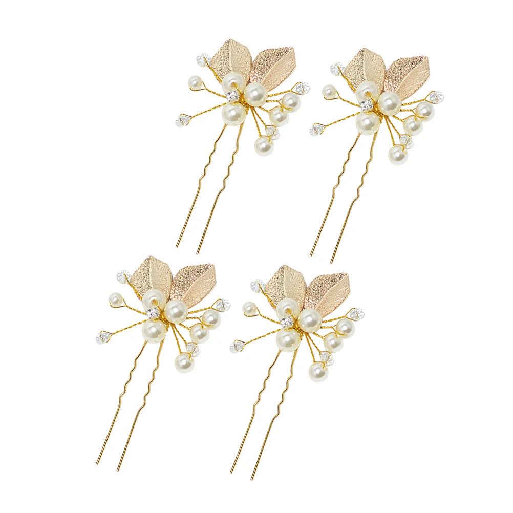 4 Pcs Hairpin Alloy Stick Golden Rhinestone Headwear Chopstick U Shape Headdress Women Accessories Wedding Party
4 Pcs Hairpin Alloy Stick Golden Rhinestone Headwear Chopstick U Shape Headdress Women Accessories Wedding Party