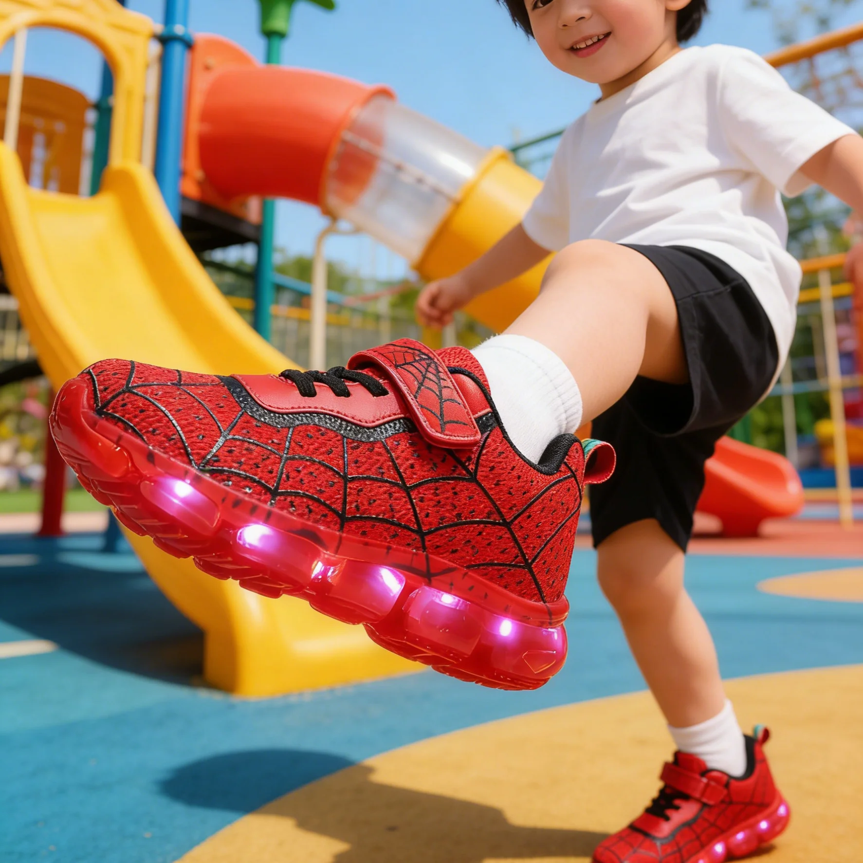 Disney Children Luminous Shoes For Boys Girls LED Lighted Soft Spring Baby Kids Sneakers Infant Tennis Breathable Size 26-37
Disney Children Luminous Shoes For Boys Girls LED Lighted Soft Spring Baby Kids Sneakers Infant Tennis Breathable Size 26-37