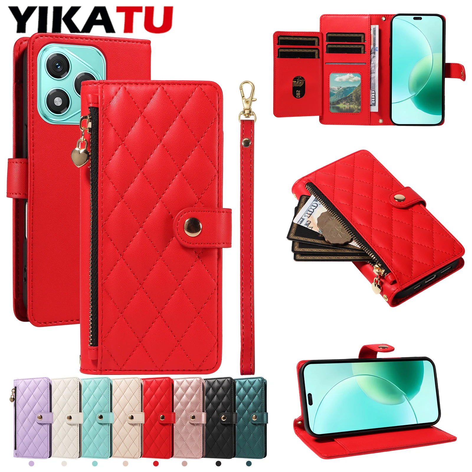 Storage Compartment Wallet Case For Huawei Honor X5B Plus 4G Magic7 Pro Magic6 Lite Magic5 Nova 9 8i Leather Funda Card Cover
Storage Compartment Wallet Case For Huawei Honor X5B Plus 4G Magic7 Pro Magic6 Lite Magic5 Nova 9 8i Leather Funda Card Cover