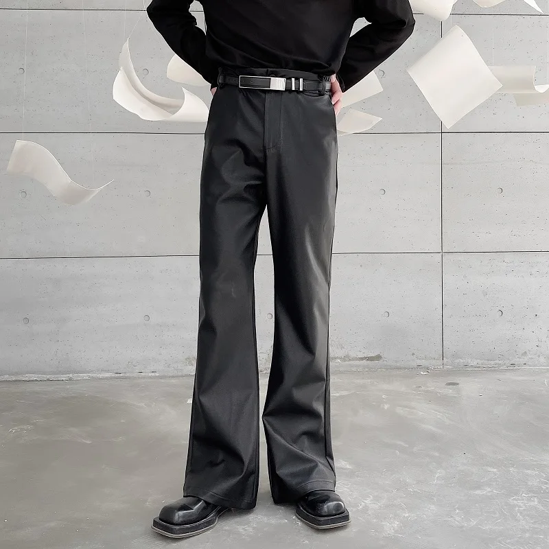 Молодежные кожаные брюки для мужчин, прямые, длинные, модные, повседневные, расклешенные, из натуральной кожи
Молодежные кожаные брюки для мужчин, прямые, длинные, модные, повседневные, расклешенные, из натуральной кожи