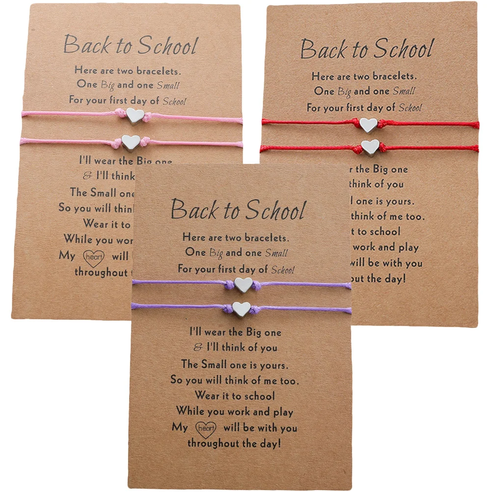 3 set Mother Daughter Bracelets Set Adjustable Handmade Weaving Charm Jewelry For Daily Wear Back To School Gift Accessories Art
3 set Mother Daughter Bracelets Set Adjustable Handmade Weaving Charm Jewelry For Daily Wear Back To School Gift Accessories Art