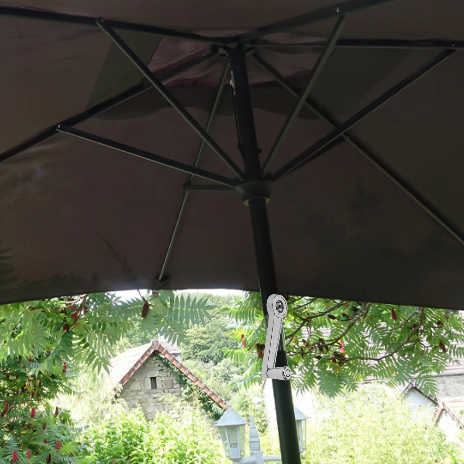 Outdoor Umbrella Replacement Parts Adjustable Shake Handle Silver Iron Patio UV Protection Rotary Handle Accessories
Outdoor Umbrella Replacement Parts Adjustable Shake Handle Silver Iron Patio UV Protection Rotary Handle Accessories