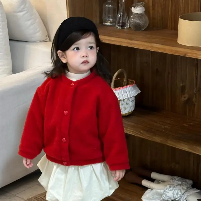Плюс бархатная толстая однотонная свободная повседневная куртка для девочек, одежда для младенцев, теплое пальто для маленьких девочек, новинка 2025 года, зимнее детское пальто с длинными рукавами
Плюс бархатная толстая однотонная свободная повседневная куртка для девочек, одежда для младенцев, теплое пальто для маленьких девочек, новинка 2025 года, зимнее детское пальто с длинными рукавами