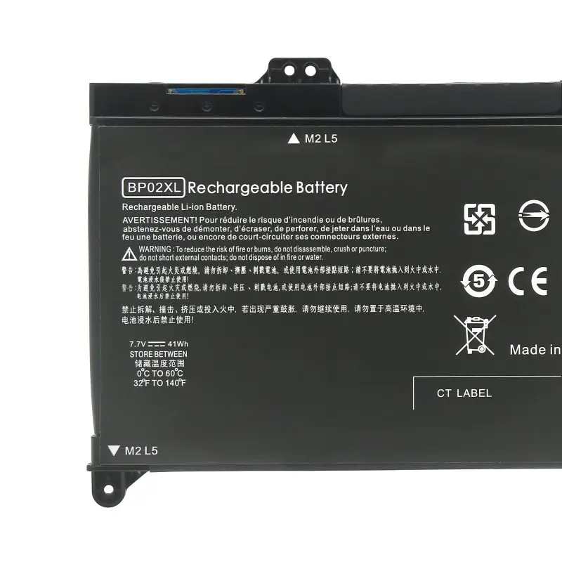 BP02XL Laptop Battery for PC 15 15-AU 849909-850 849569-421 TPN-Q172 TPN-Q175 HSTNN-LB7H BP02041XL
BP02XL Laptop Battery for PC 15 15-AU 849909-850 849569-421 TPN-Q172 TPN-Q175 HSTNN-LB7H BP02041XL