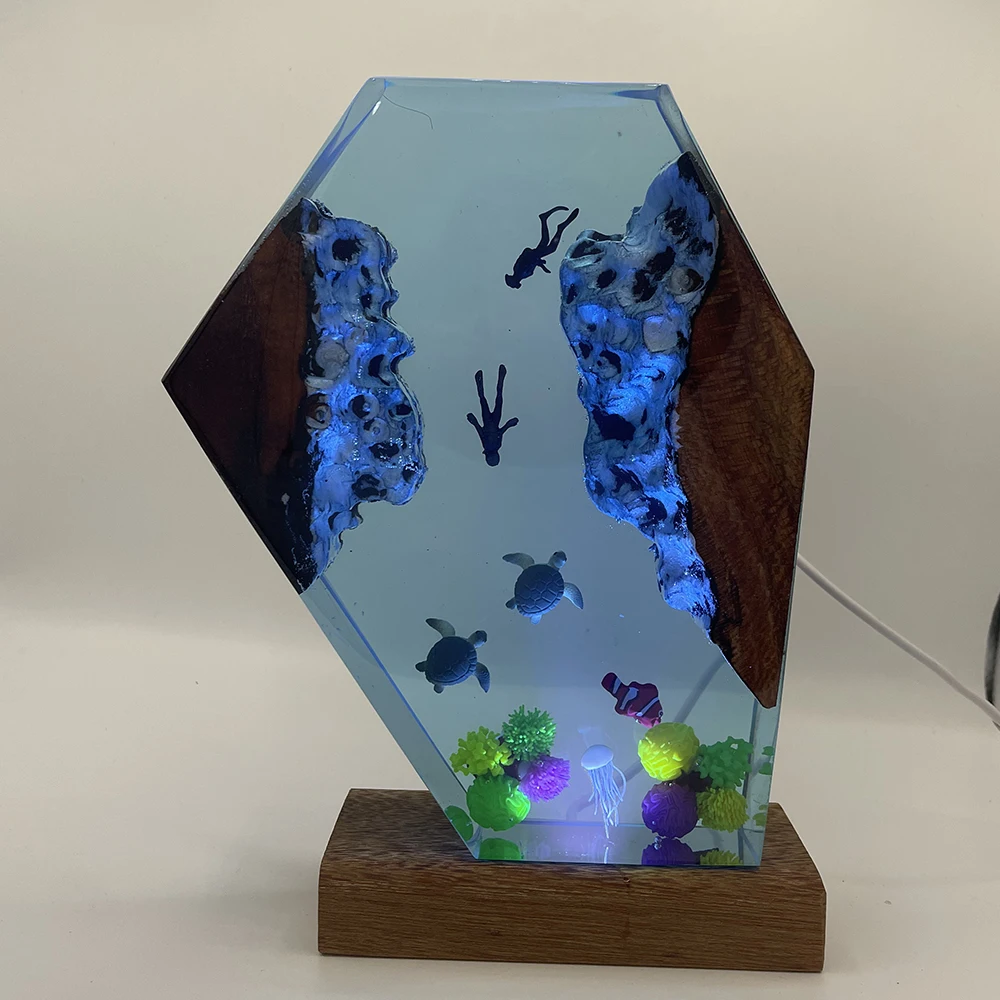 Underwater World Resin Light Creative Art Beautiful Night Light Craft Ocean Landscape Decoration USB Atmosphere Table Lamp
Underwater World Resin Light Creative Art Beautiful Night Light Craft Ocean Landscape Decoration USB Atmosphere Table Lamp