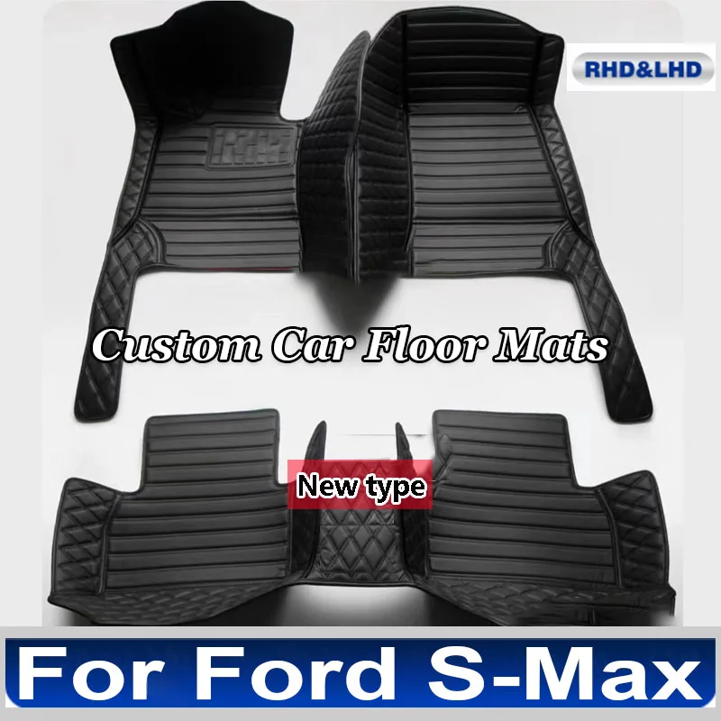 Автомобильные коврики для Ford S-Max MK1 2006 ~ 2014, 7-местные коврики с защитой от грязи, полный комплект, водонепроницаемые напольные коврики, Нескользящие коврики, автомобильные аксессуары
Автомобильные коврики для Ford S-Max MK1 2006 ~ 2014, 7-местные коврики с защитой от грязи, полный комплект, водонепроницаемые напольные коврики, Нескользящие коврики, автомобильные аксессуары