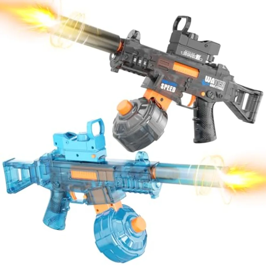 Summer outdoor swimming pool water toys: electric water guns for adults kids, ABS plastic, gray and blue, 32ft long range with
Summer outdoor swimming pool water toys: electric water guns for adults kids, ABS plastic, gray and blue, 32ft long range with
