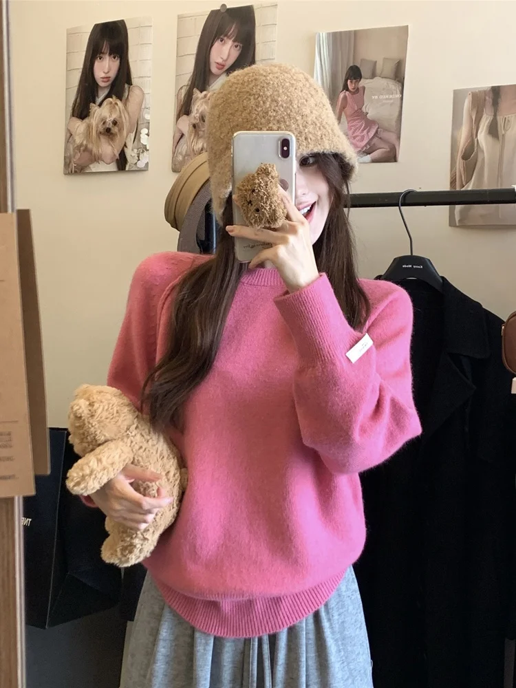 Autumn Winter Women's Lazy Sle round Ne Long Sve Sweater Top Faionable Versatile Age Reduction Slimming Color
Autumn Winter Women's Lazy Sle round Ne Long Sve Sweater Top Faionable Versatile Age Reduction Slimming Color