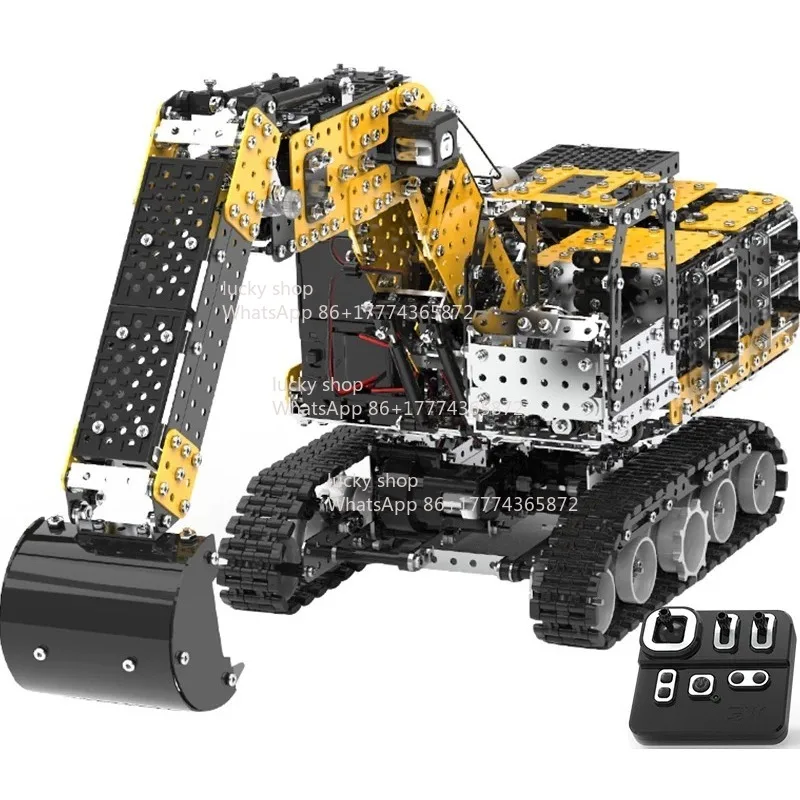 3D Metal Mechanical Excavator Hand Assembly Model, Advanced DIY Craft Decor, Brain Training Present for Kids Boys 10+
3D Metal Mechanical Excavator Hand Assembly Model, Advanced DIY Craft Decor, Brain Training Present for Kids Boys 10+