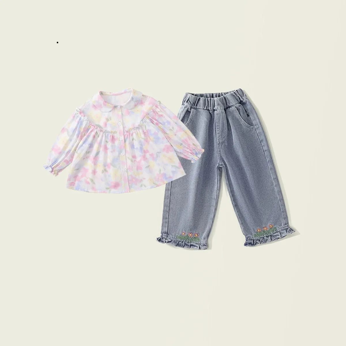 2025 New Spring Clothing Set Cotton Long Sleeve Tie-dye T-shirt Embroidery Denim Pants 2 Pcs Sets Korean Baby Clothes 2-7T
2025 New Spring Clothing Set Cotton Long Sleeve Tie-dye T-shirt Embroidery Denim Pants 2 Pcs Sets Korean Baby Clothes 2-7T