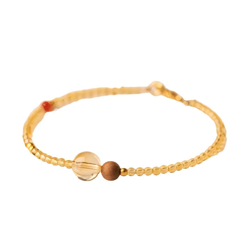 Natural Citrine Bracelet Small Beaded Bracelet for Women Agarwood Yellow Crystal Beaded Jewelry Gifts
Natural Citrine Bracelet Small Beaded Bracelet for Women Agarwood Yellow Crystal Beaded Jewelry Gifts