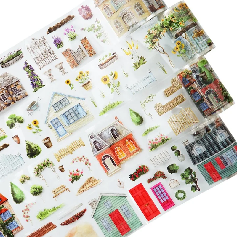 Top-PET Tape Set, 4 Rolls Of Scenic Ephemera For Junk Journaling, Scrapbooking, Crafting, DIY Projects
Top-PET Tape Set, 4 Rolls Of Scenic Ephemera For Junk Journaling, Scrapbooking, Crafting, DIY Projects
