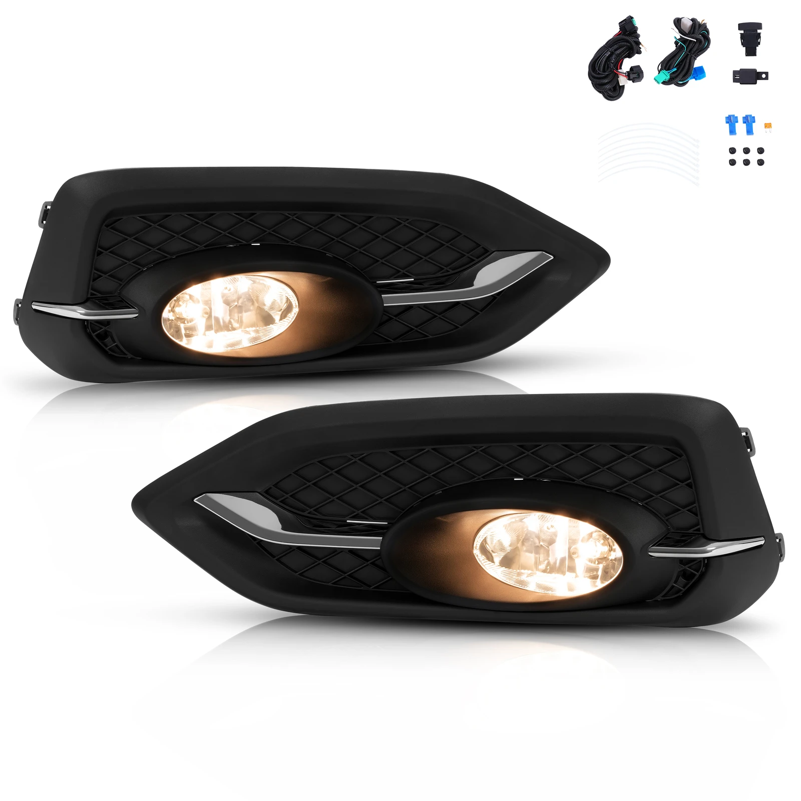 Bumper Driving Fog Lights w/Bulbs Set For Honda Civic Coupe 2Dr 2014 2015 DOT
Bumper Driving Fog Lights w/Bulbs Set For Honda Civic Coupe 2Dr 2014 2015 DOT