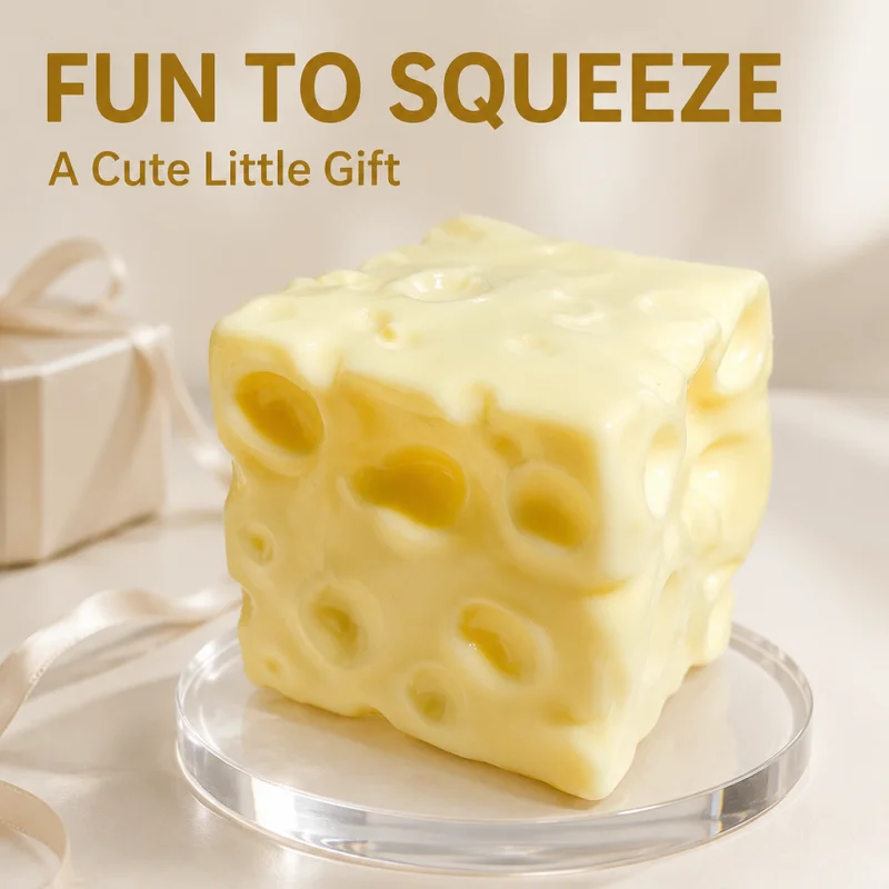 Taba Squishy Cheese Cube Stress Ball Shapeable Squeeze Ball Non Rebound Sensory Fidget Toys for Kids and Adults Relaxing Gifts
Taba Squishy Cheese Cube Stress Ball Shapeable Squeeze Ball Non Rebound Sensory Fidget Toys for Kids and Adults Relaxing Gifts