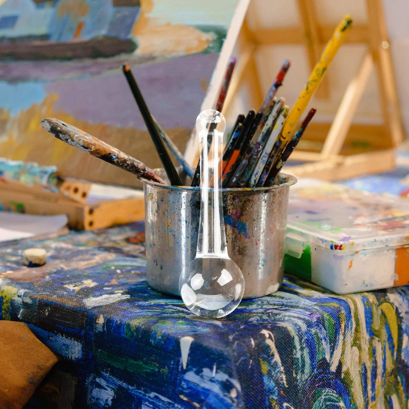 Pigment Grinding Pestle Glass Muller Ergonomic Handle Portable Oil Painting Grinding Rod Watercolor Paint Mixing Tool Manual
Pigment Grinding Pestle Glass Muller Ergonomic Handle Portable Oil Painting Grinding Rod Watercolor Paint Mixing Tool Manual