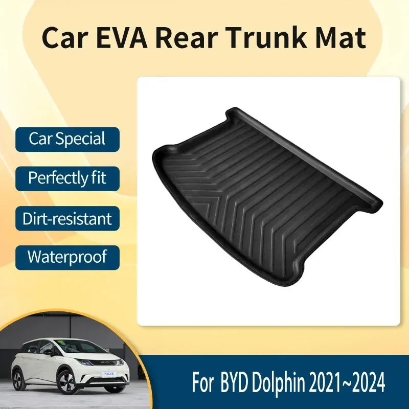 Коврик для заднего багажника автомобиля для BYD Dolphin 2021 2022 2023 2024, антигрязный коврик, Muds, чехлы для ботинок, аксессуары для автомобиля
Коврик для заднего багажника автомобиля для BYD Dolphin 2021 2022 2023 2024, антигрязный коврик, Muds, чехлы для ботинок, аксессуары для автомобиля