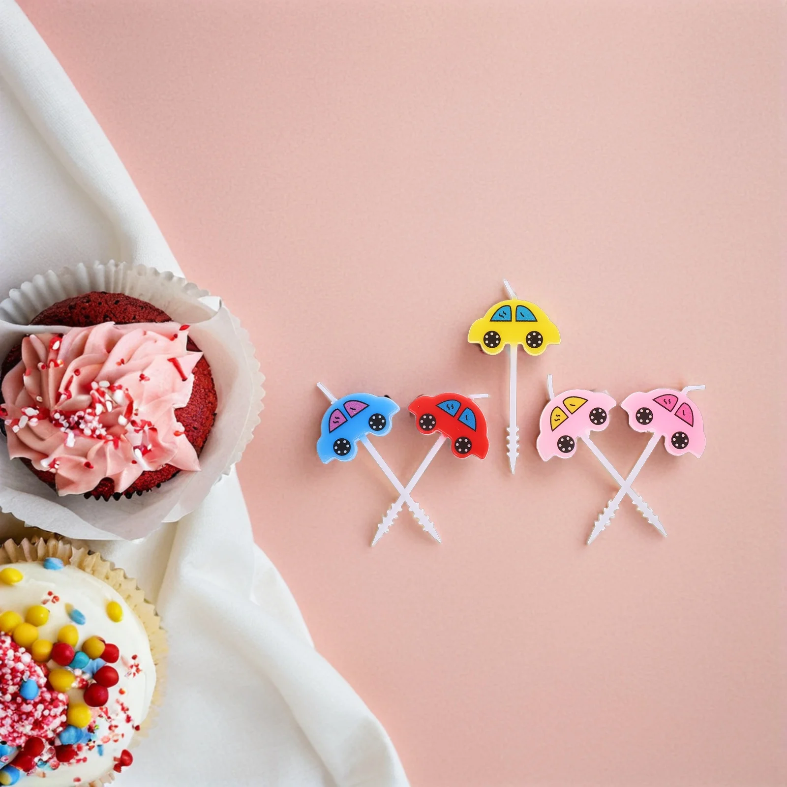 5Pcs Cartoon Car Mini Flameless Cake Candles Cake Toppers Children Birthday Party Decor Supplies Flameless Candles for Cakes
5Pcs Cartoon Car Mini Flameless Cake Candles Cake Toppers Children Birthday Party Decor Supplies Flameless Candles for Cakes