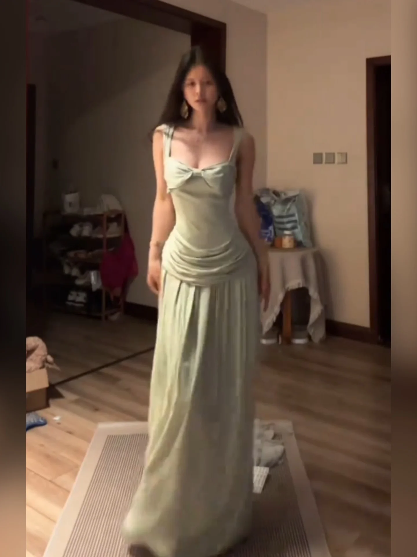 Green Strapless Bodycon Dress Summer Beach Vacation Style Slimming Waist Birthday Long Skirt Women's French Style Polyester B...
Green Strapless Bodycon Dress Summer Beach Vacation Style Slimming Waist Birthday Long Skirt Women's French Style Polyester B...