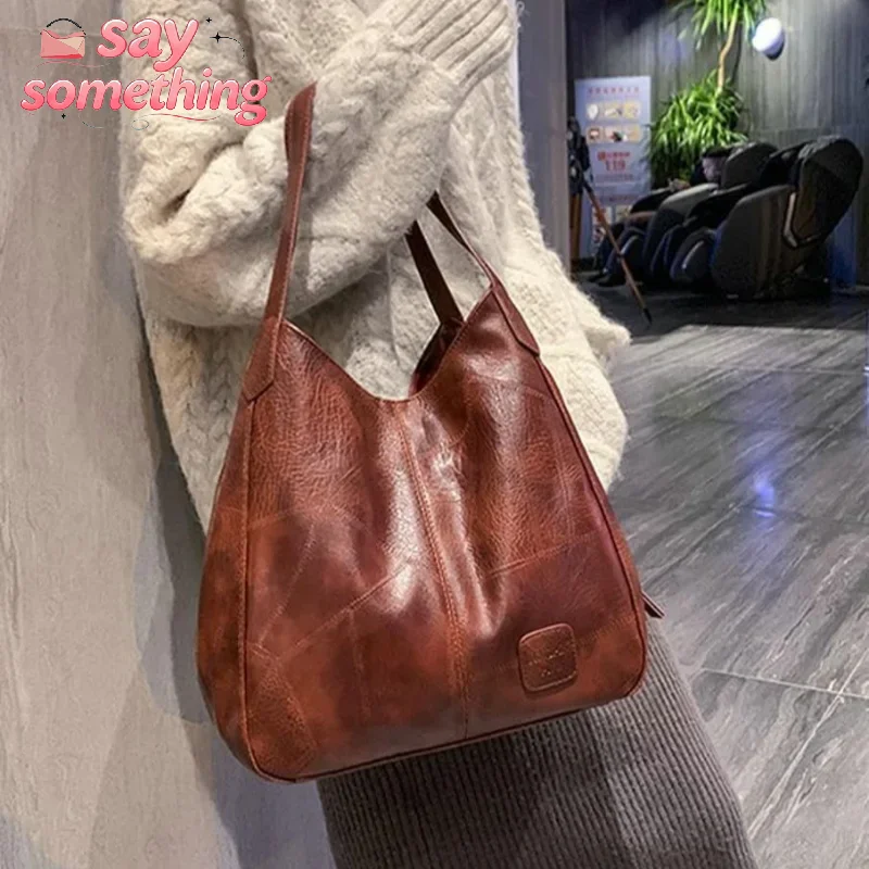 Vintage Women Hand Bag Designers Luxury Handbags Retro Pu Leather Women Shoulder Tote Female Top-handle Bags Fashion Brand
Vintage Women Hand Bag Designers Luxury Handbags Retro Pu Leather Women Shoulder Tote Female Top-handle Bags Fashion Brand