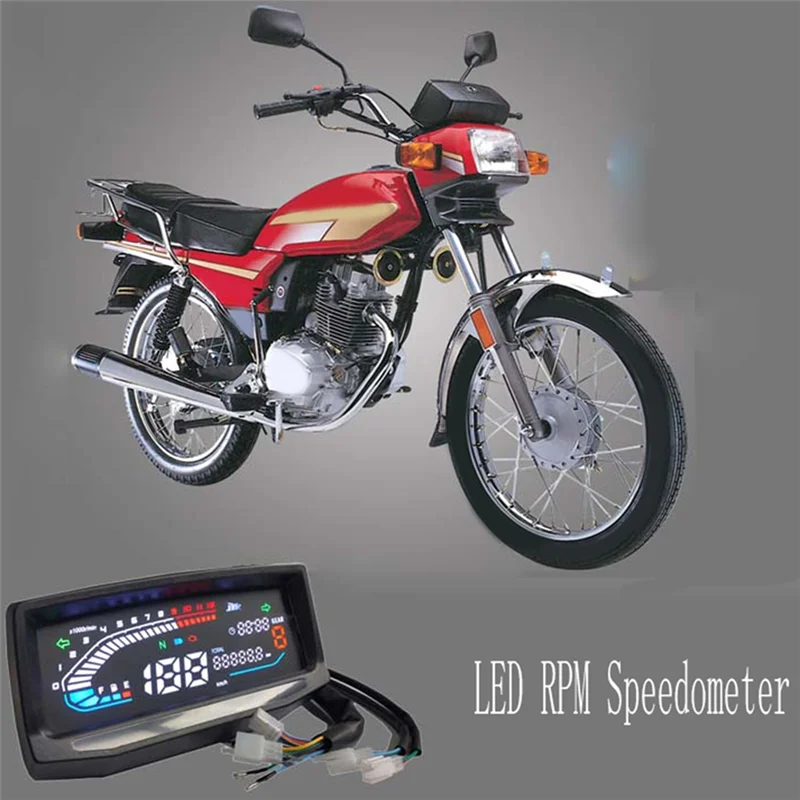 LCD Odometer Digital Meter For Honda Gl Pro 160 Hawk Gl145 Gl160 Cb125t LED RPM Speedometer Dashboard Electronics Panel
LCD Odometer Digital Meter For Honda Gl Pro 160 Hawk Gl145 Gl160 Cb125t LED RPM Speedometer Dashboard Electronics Panel