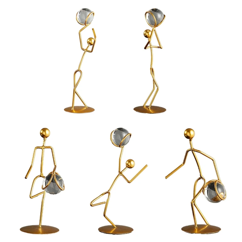 Athlete Crystal Ball Figurine Iron Gold Desktop Ornament Crafts Decor Supplies for Home Bedroom Living Room Desk Decor
Athlete Crystal Ball Figurine Iron Gold Desktop Ornament Crafts Decor Supplies for Home Bedroom Living Room Desk Decor
