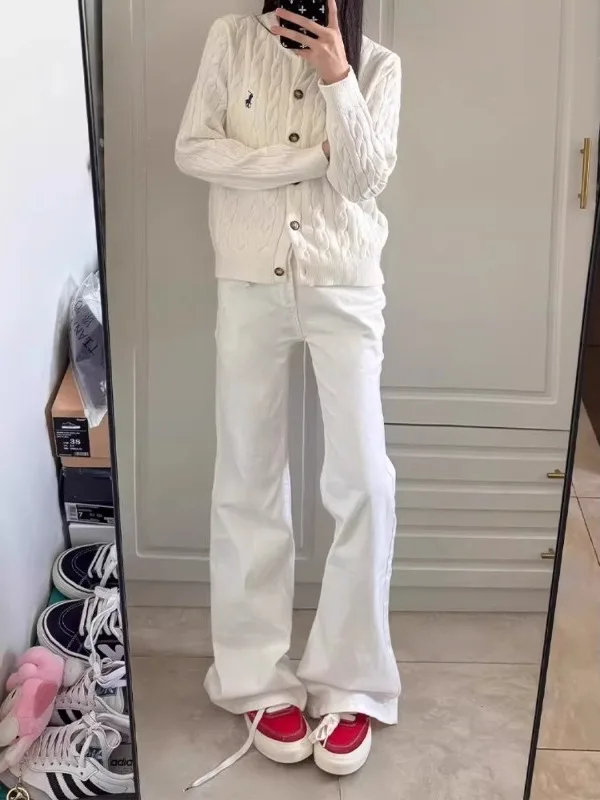 White Knife Straight Leg Men's Jeans High Street Sle Slim Fit Casual Trousers Spring Collection Youth Faion
White Knife Straight Leg Men's Jeans High Street Sle Slim Fit Casual Trousers Spring Collection Youth Faion