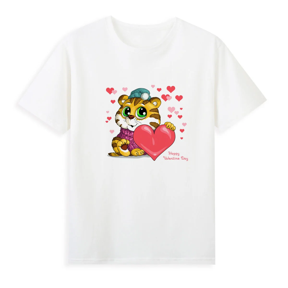 Cute little tiger cartoon printed T-shirt Brand hot summer casual short-sleeved Tshirt Personality cute girl top tee A1-89
Cute little tiger cartoon printed T-shirt Brand hot summer casual short-sleeved Tshirt Personality cute girl top tee A1-89