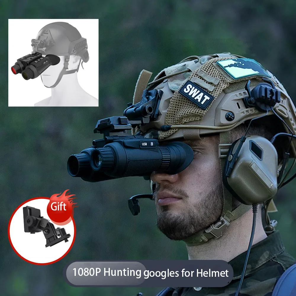 3D Night Vision Binocular Goggles NV8300 Wildlife Camera Telescope Hunting Googles for Helmet 1080P HD Night Vision Device
3D Night Vision Binocular Goggles NV8300 Wildlife Camera Telescope Hunting Googles for Helmet 1080P HD Night Vision Device