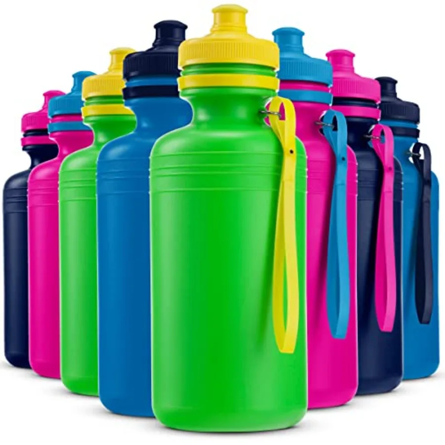 Bulk Water Bottles For - Pack of 12 18 Oz - 7.5 Inch BPA-Free Plastic with Pop-up Tops and Handles for Sports, Summer, Reusable
Bulk Water Bottles For - Pack of 12 18 Oz - 7.5 Inch BPA-Free Plastic with Pop-up Tops and Handles for Sports, Summer, Reusable