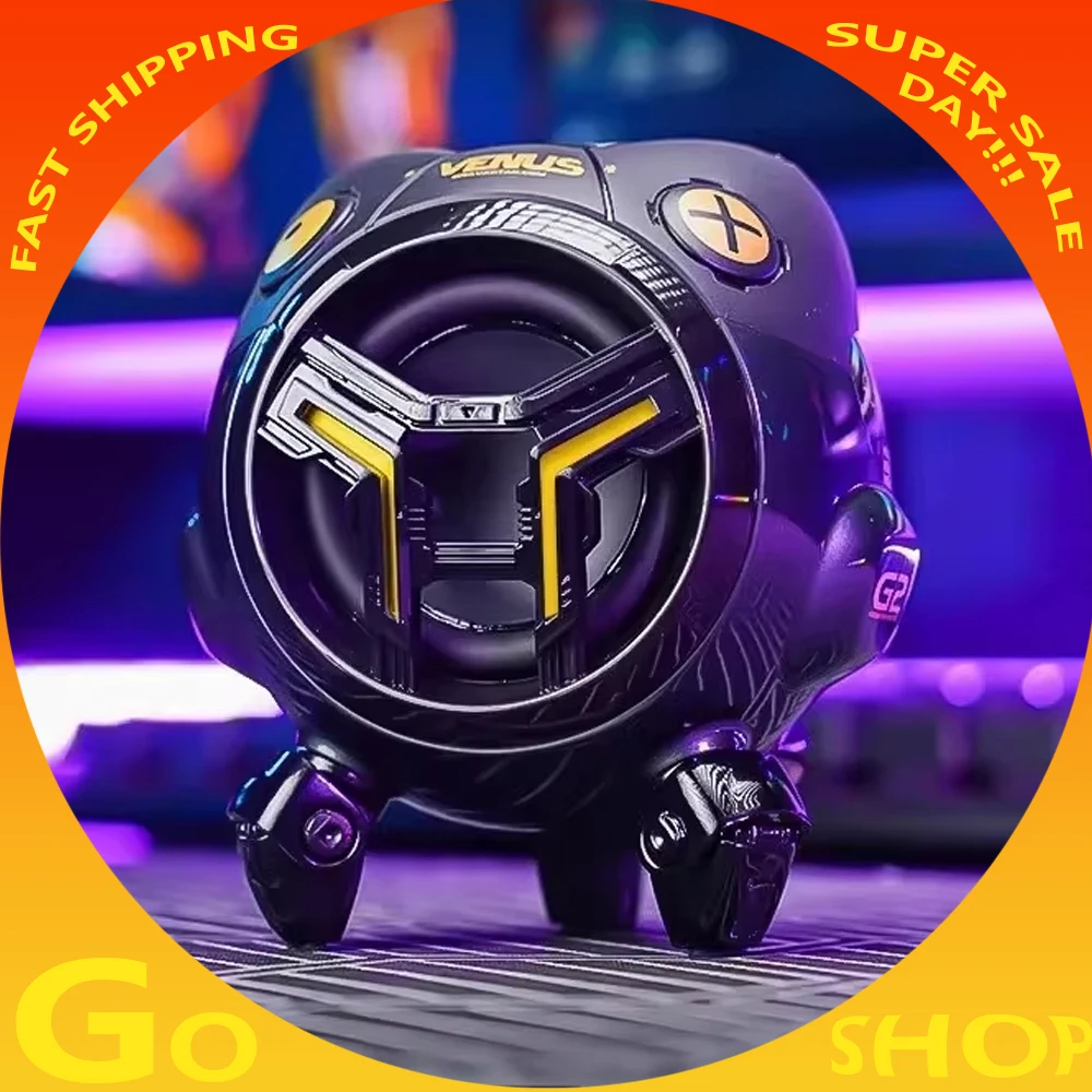 Беспроводной Bluetooth-динамик GravaStar VENUS, портативный сабвуфер для улицы, ретро-аудио, Cyberpunk Mecha, металлическая Hi-Fi звуковая панель, качество
Беспроводной Bluetooth-динамик GravaStar VENUS, портативный сабвуфер для улицы, ретро-аудио, Cyberpunk Mecha, металлическая Hi-Fi звуковая панель, качество