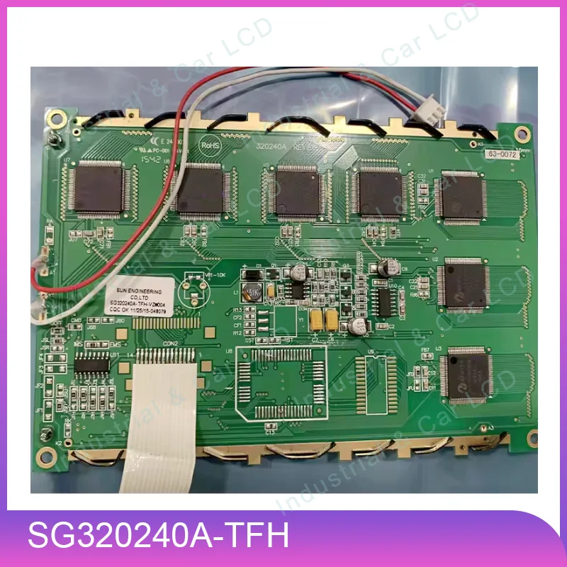Compatible New LCD DisplayScreen SG320240A-TFH SG320240A 320240A REV.e1 E243002 PC-001 94V-0 SG320240A-TFH-VZ#004
Compatible New LCD DisplayScreen SG320240A-TFH SG320240A 320240A REV.e1 E243002 PC-001 94V-0 SG320240A-TFH-VZ#004