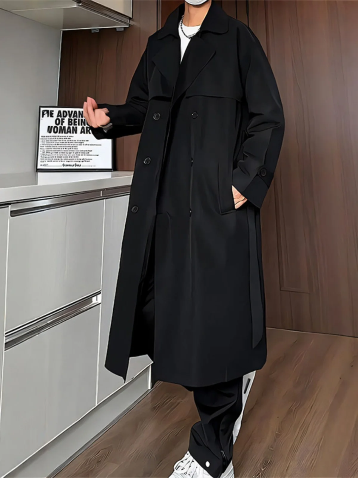 Trench Coats Burgundy Mens Exquisite Silk Slim Office Commuter Chic Breathable Comfortable Solid Apricot Lapel Single-Button Ins
Trench Coats Burgundy Mens Exquisite Silk Slim Office Commuter Chic Breathable Comfortable Solid Apricot Lapel Single-Button Ins