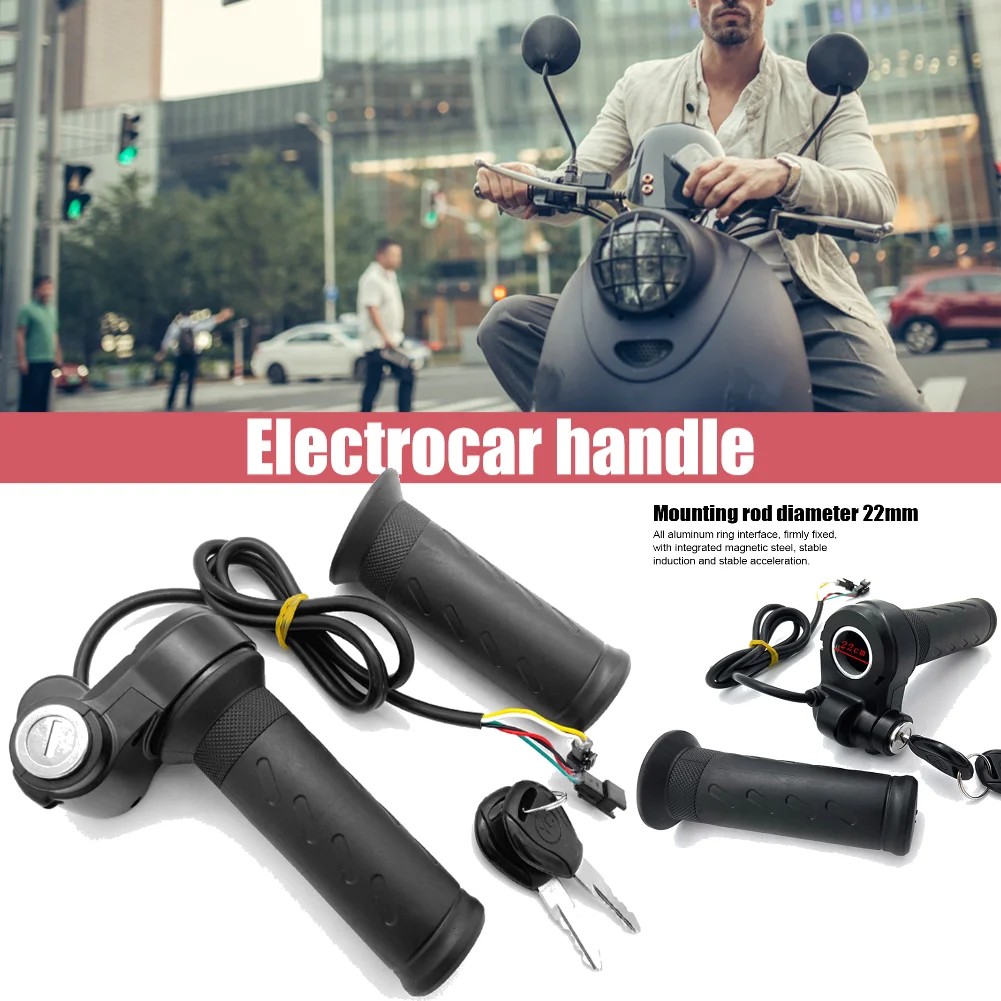 Electric Bike Scooter Twist Throttle Grip Universal Voltage Bicycle Handlebar Twist Accelerator Vehicle Speed Regulating Handle
Electric Bike Scooter Twist Throttle Grip Universal Voltage Bicycle Handlebar Twist Accelerator Vehicle Speed Regulating Handle
