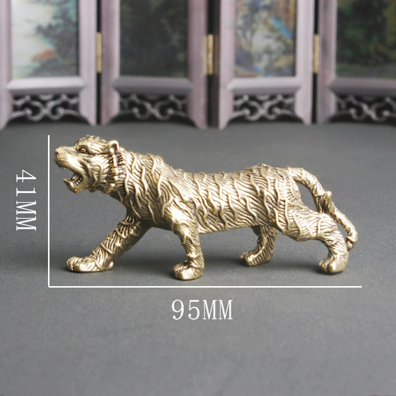 Vintage Brass Desktop Ornament, Powerful Zodiac Tiger Paperweight, Decorative Tea Pet, Antique Brassware Wholesale
Vintage Brass Desktop Ornament, Powerful Zodiac Tiger Paperweight, Decorative Tea Pet, Antique Brassware Wholesale