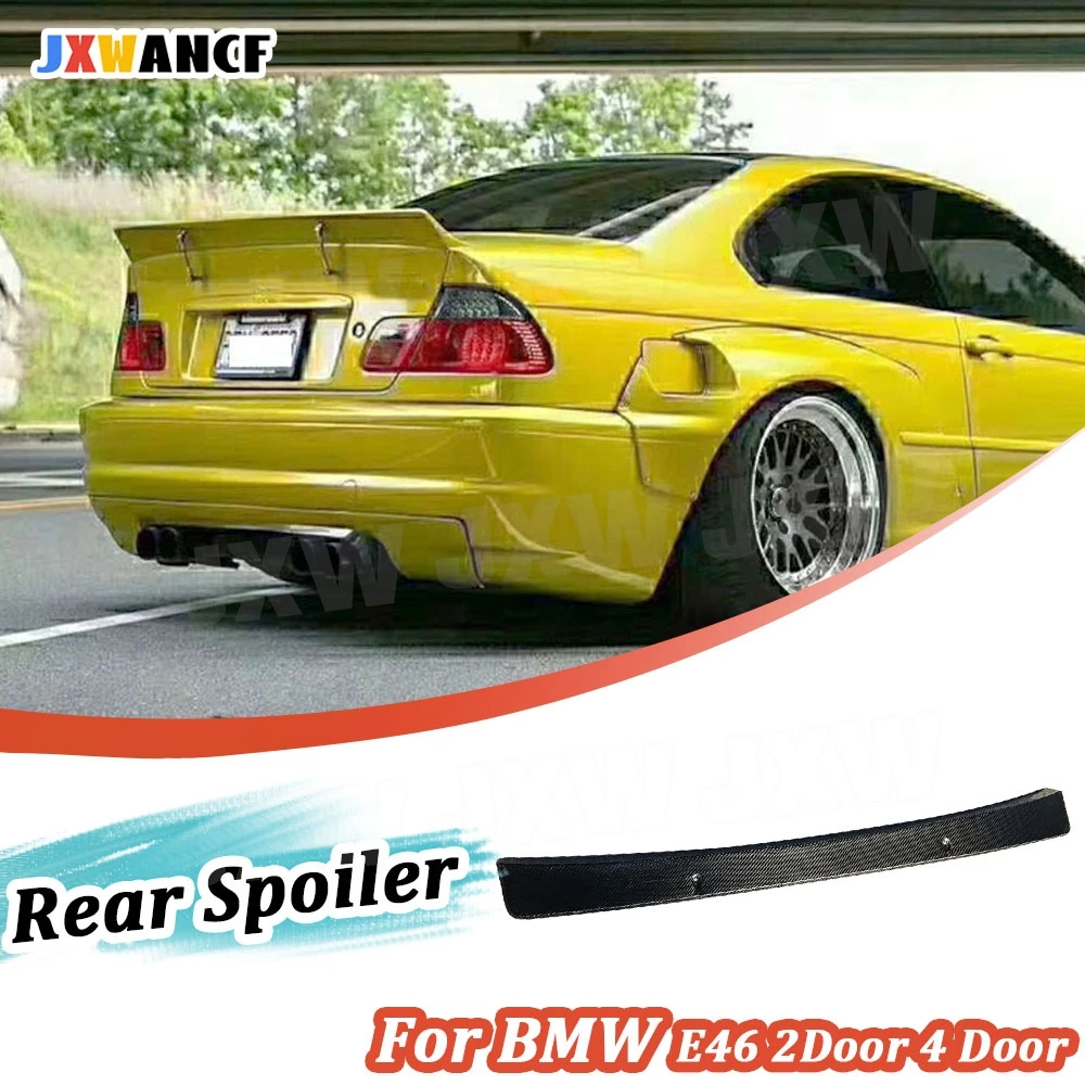 JXWANCF Carbon Fiber Rear Boot Spoiler Wing for BMW E46 2Door 4 Door FRP Fiber Glass Trunk Spoiler FRP Bumper
JXWANCF Carbon Fiber Rear Boot Spoiler Wing for BMW E46 2Door 4 Door FRP Fiber Glass Trunk Spoiler FRP Bumper