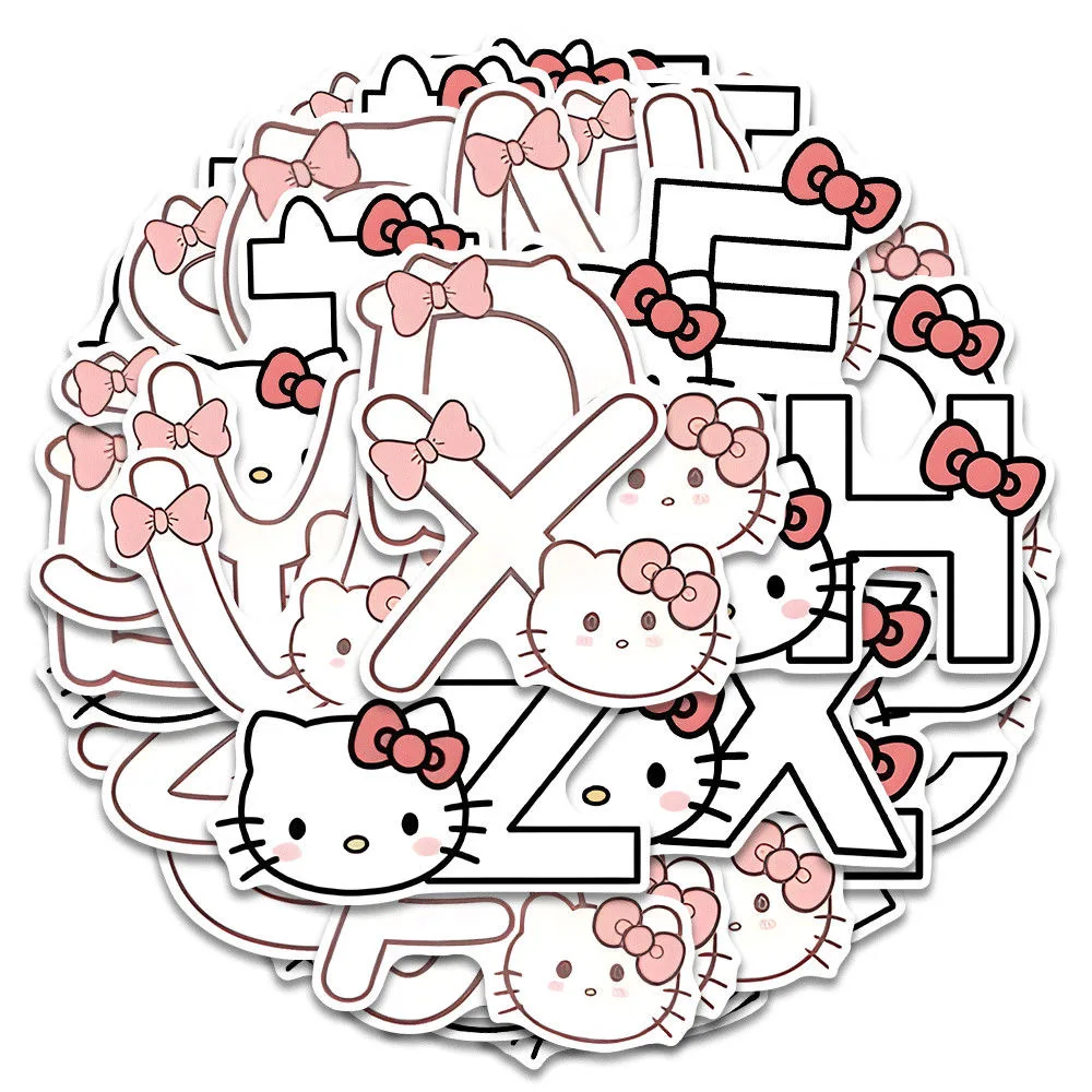 10/30/50PCS Sanrio Pink Hello Kitty Letter Stickers Decoration Suitcase Scrapbooking Phone Laptop Stationery Kid's Toy Sticker
10/30/50PCS Sanrio Pink Hello Kitty Letter Stickers Decoration Suitcase Scrapbooking Phone Laptop Stationery Kid's Toy Sticker