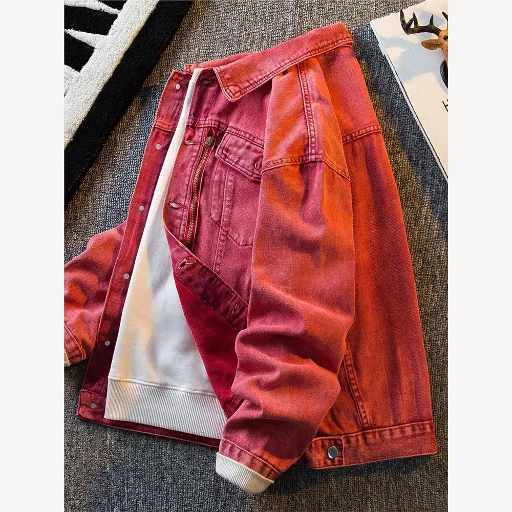 High Street винтажный розовый мужской джинсовый джинсовый джинт на молнии, модный брендовый модный джинт для пар, длина V-Ne
High Street винтажный розовый мужской джинсовый джинсовый джинт на молнии, модный брендовый модный джинт для пар, длина V-Ne