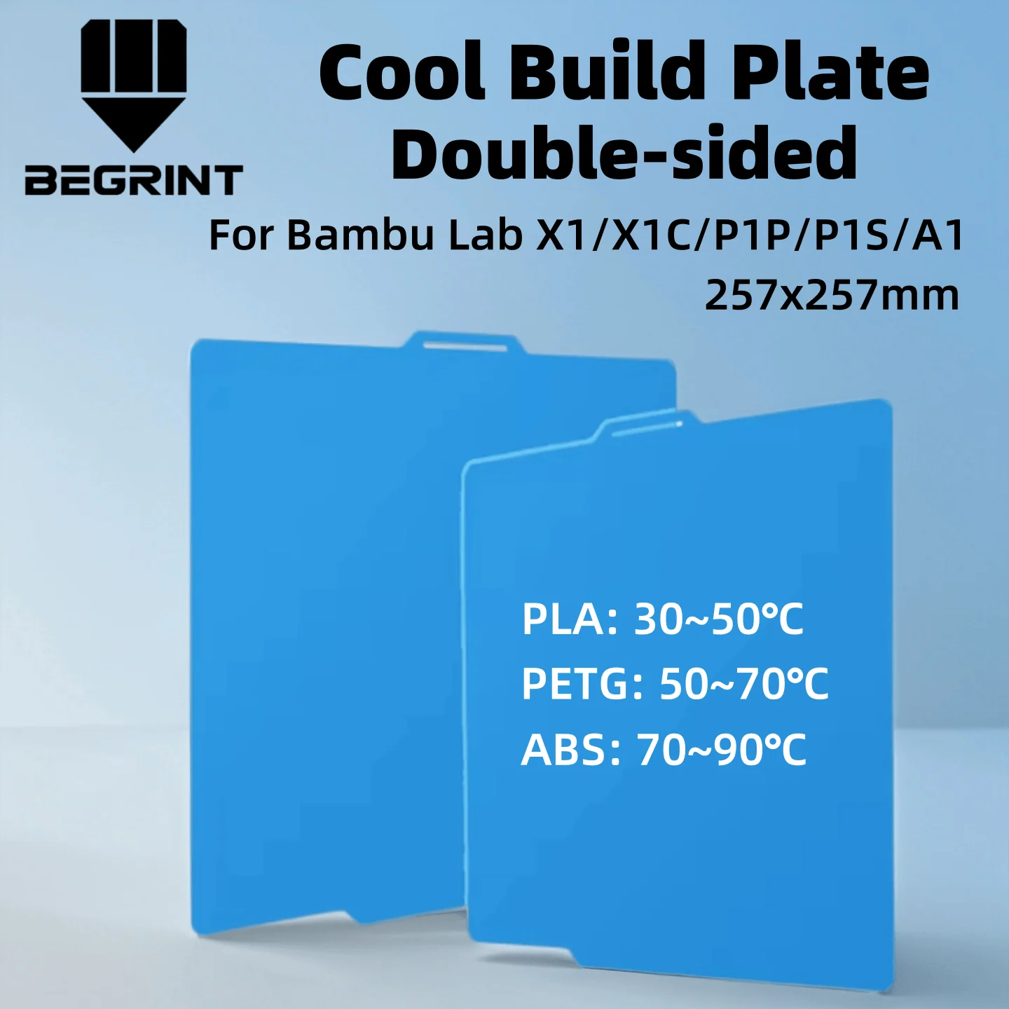 Сборная пластина для холодной печати для Bambu Lab X1C P1P Холодная пластина 257x257 мм с подогревом для X1C A1 P1S Двусторонняя нагрев не требуется
Сборная пластина для холодной печати для Bambu Lab X1C P1P Холодная пластина 257x257 мм с подогревом для X1C A1 P1S Двусторонняя нагрев не требуется