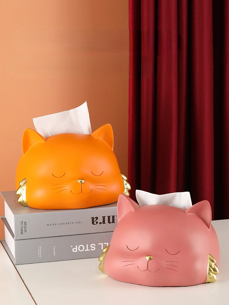 Nordic Novelty Cat Tissue Box Dispenser Aesthetic Box Storage Napkin Holder Luxury Ecoco Funny Toilet Paper Office Storage 
Nordic Novelty Cat Tissue Box Dispenser Aesthetic Box Storage Napkin Holder Luxury Ecoco Funny Toilet Paper Office Storage