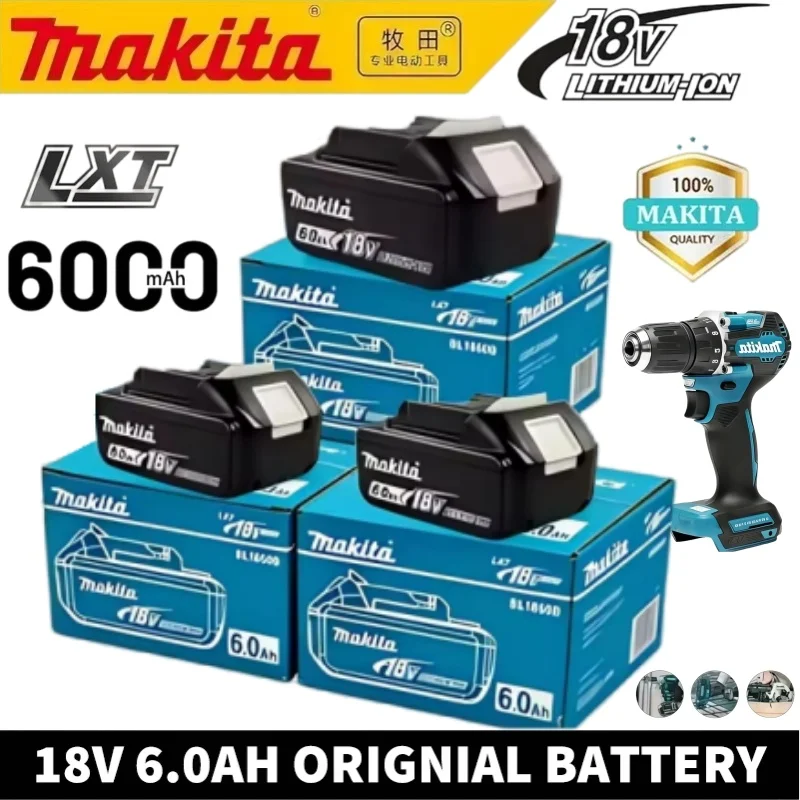 2026 New Style Original Makita 18V Battery Pack Large Capacity 6.0Ah Cyclic Charging Battery for Power Equipment
2026 New Style Original Makita 18V Battery Pack Large Capacity 6.0Ah Cyclic Charging Battery for Power Equipment