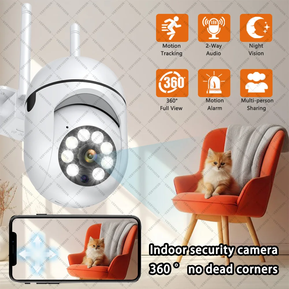 5MP Camera 5G Wifi Video Surveillance IP Cameras Outdoor Security Protection Monitor 4X Zoom Waterproof Wireless Autotrack Alarm
5MP Camera 5G Wifi Video Surveillance IP Cameras Outdoor Security Protection Monitor 4X Zoom Waterproof Wireless Autotrack Alarm