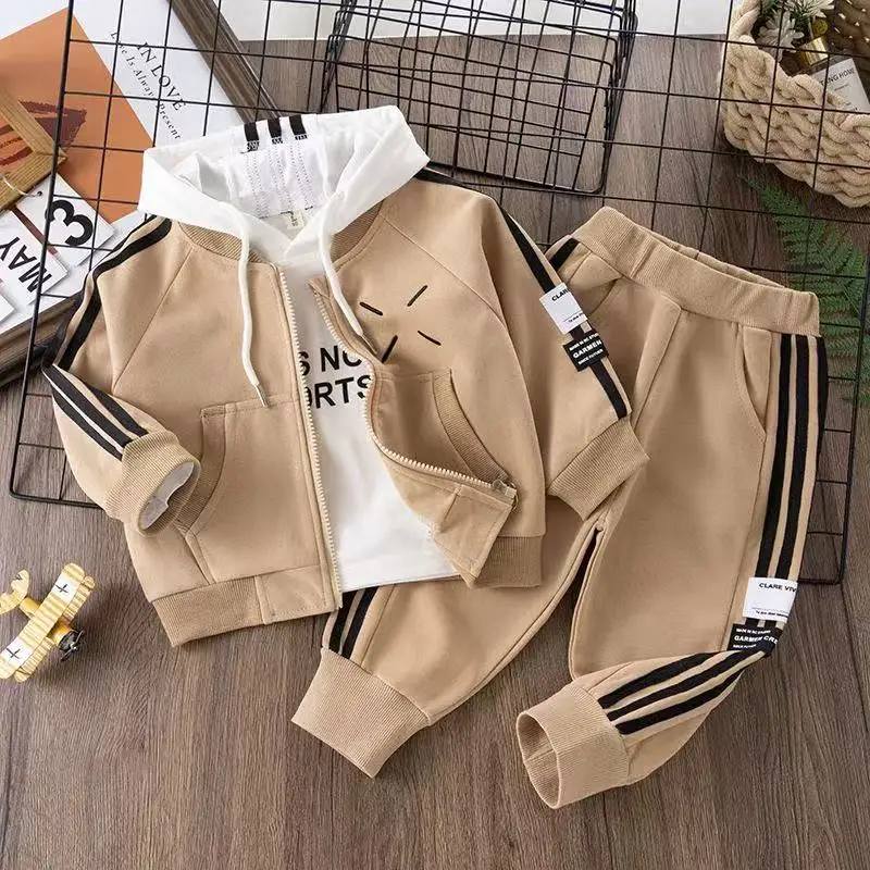 Children's Sports Suit Boys' Spring and Autumn New Style Fashionable Two-piece Hooded Set for Small And Medium-sized Children
Children's Sports Suit Boys' Spring and Autumn New Style Fashionable Two-piece Hooded Set for Small And Medium-sized Children
