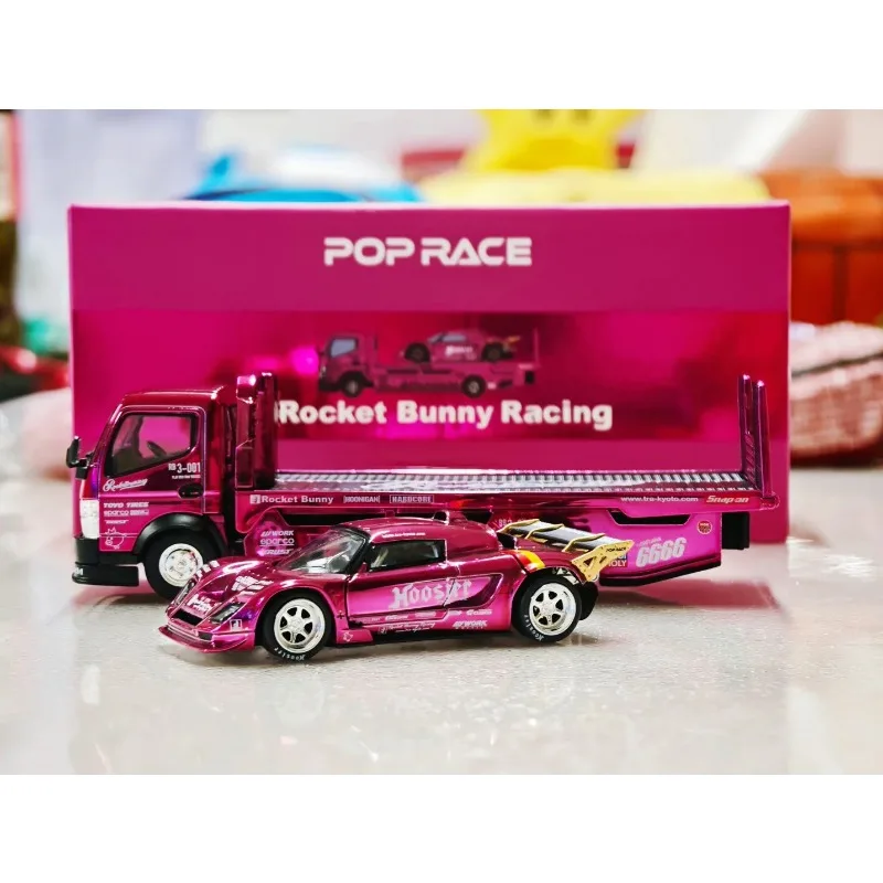 HEC North Display Limited Edition POPRACE 1/64 Rocket Bunny Racing Trailer Set Collectible Decoration Item for Boys' Gift
HEC North Display Limited Edition POPRACE 1/64 Rocket Bunny Racing Trailer Set Collectible Decoration Item for Boys' Gift