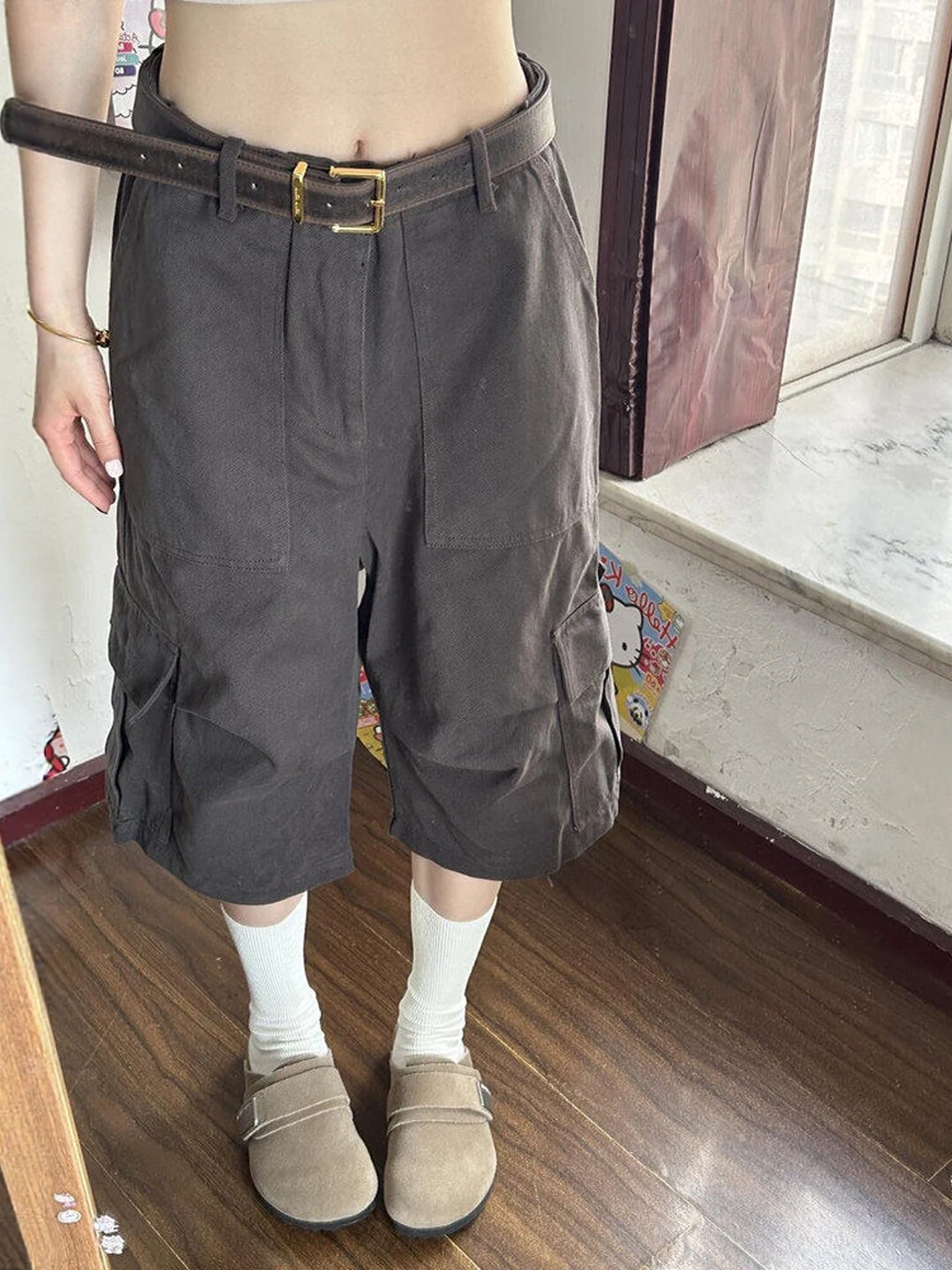 American Style Loose Grey Workwear Seven-Foot Pants Women plus Size Summer New Casual High Waist Wide Leg Jeans
American Style Loose Grey Workwear Seven-Foot Pants Women plus Size Summer New Casual High Waist Wide Leg Jeans