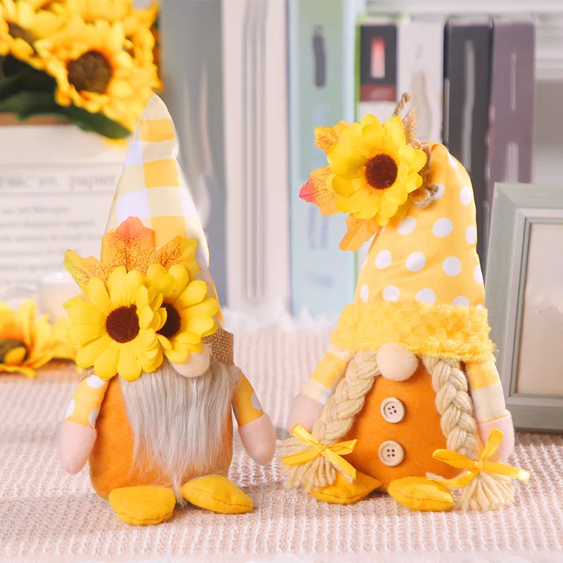 Sunflower Couple's Rudolf Doll, Standing Decoration, Faceless Doll, Ornaments Props, Autumn
Sunflower Couple's Rudolf Doll, Standing Decoration, Faceless Doll, Ornaments Props, Autumn