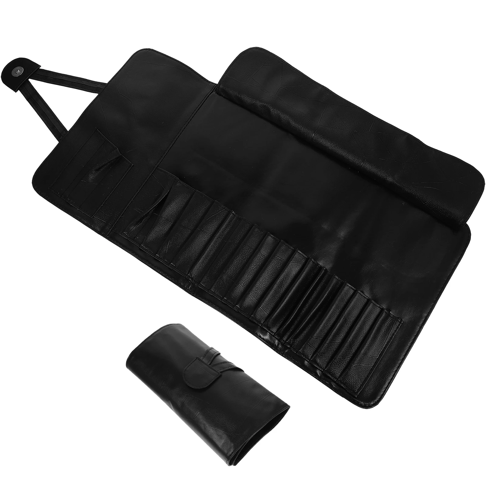 18 Makeup Brush Storage Bags PU Travel Organizer Case Black Cosmetics Tool Holder Separate Compartment Practical
18 Makeup Brush Storage Bags PU Travel Organizer Case Black Cosmetics Tool Holder Separate Compartment Practical