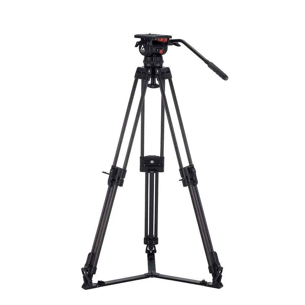 MagicLine V20 Broadcast Heavy Duty Carbon Fiber Video Camera Tripod System with EFP Fluid Head 100mm Bowl 25 Kg Payload
MagicLine V20 Broadcast Heavy Duty Carbon Fiber Video Camera Tripod System with EFP Fluid Head 100mm Bowl 25 Kg Payload